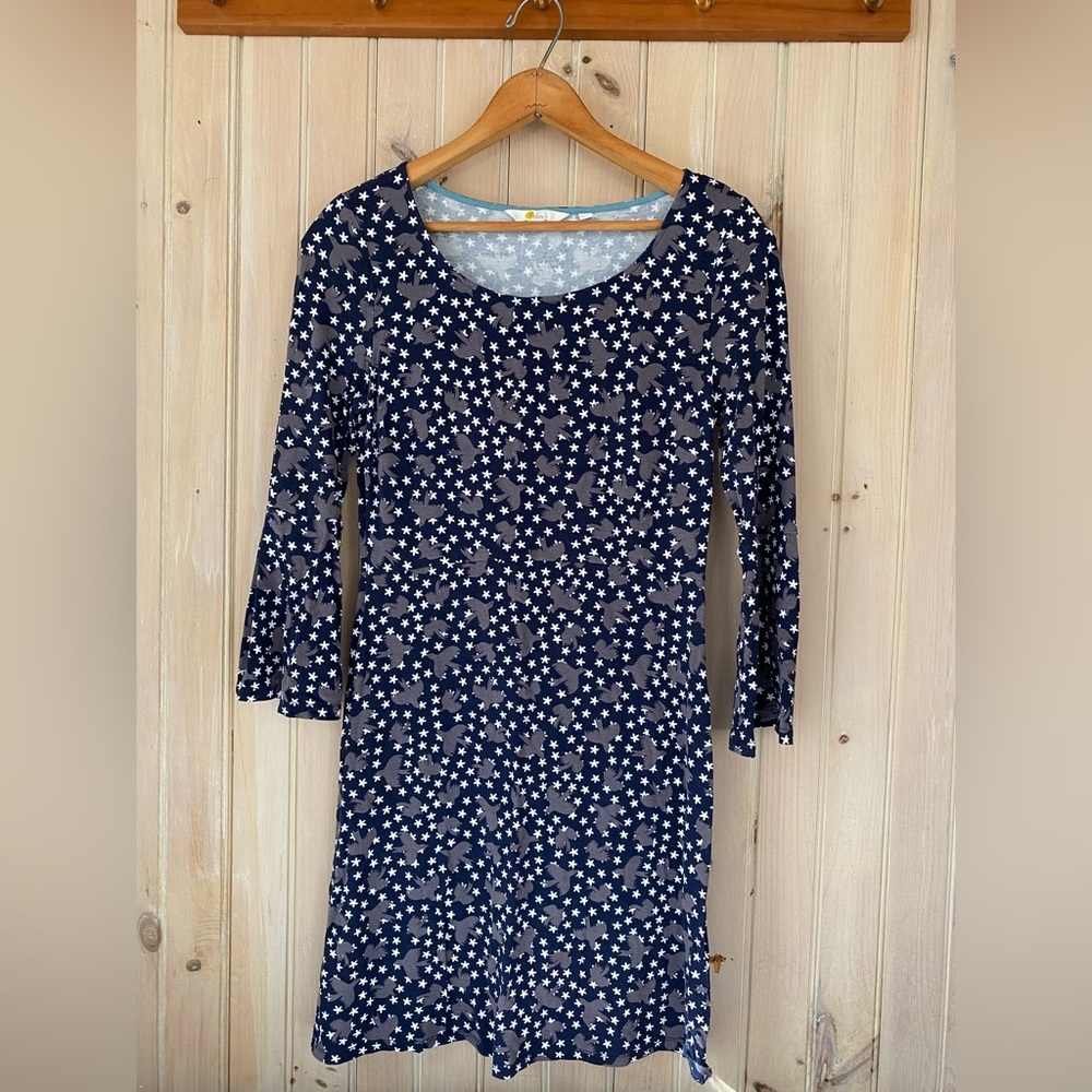 Boden Long Sleeve A-line Mini Dress